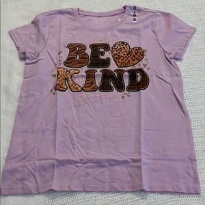 Kids Lavender 'Be Kind' Graphic T-Shirt